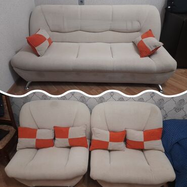 Ev üçün digər mebel: Divan, Divan, Bazasız, Açılmayan