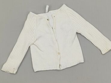 biały sweterek dziewczęcy: Cardigan, 0-3 months, condition - Good