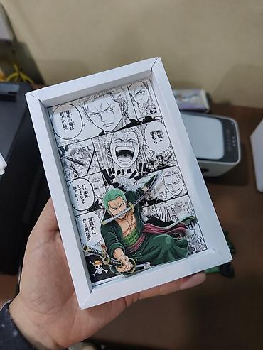 vinil divar: SİFARİŞLƏ HAZIRLANIR Manga 3D Shadow Box dekoru - Mövzu: Populyar — 1