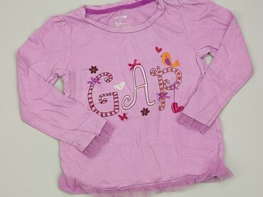koszula liliowa: Bluzka, Gap, 4-5 lat, 104-110 cm, stan - Zadowalający