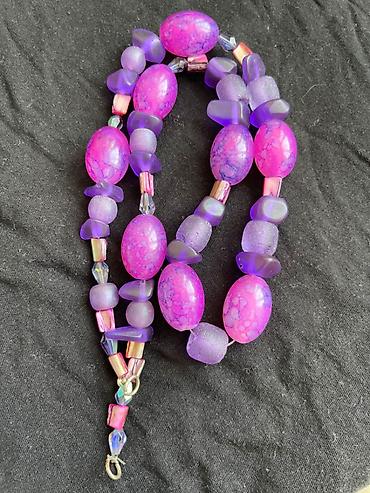 Бусы: Коралловый бисер, продаю много разных винтажных украшений, бус с — 12