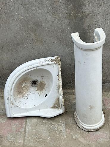 künc tülpan: Künc tipli ayaqlı çanaq (pedestal lavabosu) - Material — 1