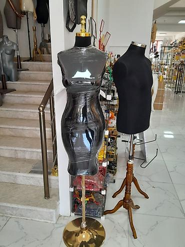 Manekenlər: Dərzi, Polyester, Plastik, plastmas, Məxmər, Qara — 9