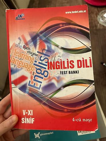 inglis dili kurs: 2 manata vererem.Məhsul: “İngilis Dili – Test Bankı” (V–XI sinif) — 1
