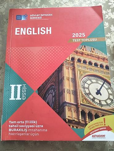 Testlər: İngilis dili Testlər 11-ci sinif, DİM, 1-ci hissə — 2
