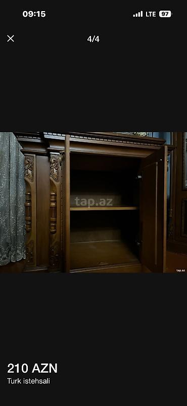 qab rəfi: Türk istehsalı klassik üslubda bufet/TV altlığı - Material: massiv — 4