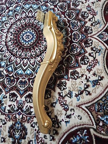 mirvari reng: Qızılı rəngli dekorativ mebel ayaqları (cüt) - Üslub — 3