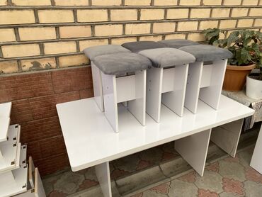 столики для уроков: Ашкана үчүн үстөл, Жаңы, Тик бурчтуу, Бүктөлбөгөн