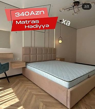 tumbalar: Mebel dəsti: yumşaq toxumalı, bej rəngli karkaslı iki nəfərlik — 1