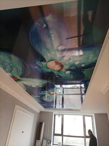 Натяжной потолок: Натяжной потолок Глянцевое, Матовое, 3D потолки Бесплатный замер, Гарантия, Бесплатная консультация — 6