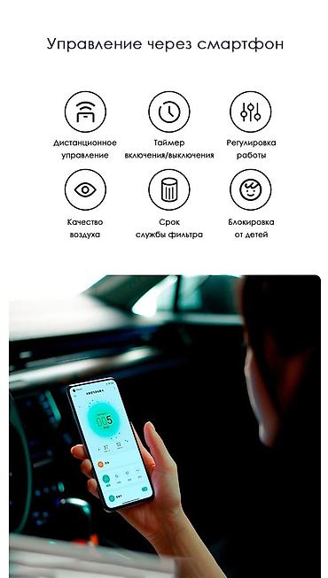 purifier: Воздухоочиститель MiJia Напольный, Воздушный, НЕРА, Антибактериальный — 5