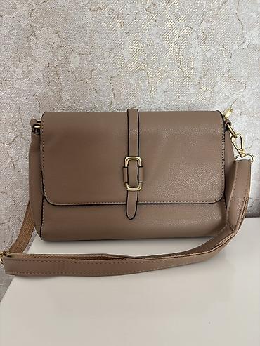 louis vuitton çanta: Qadın çiyin çantası – bej/qəhvəyi ton — 1