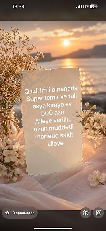 berdede kiraye evler 2020: Kirayə ev – qazlı və lifli binada, super təmiz və tam əşyalı. - Ailəyə — 1