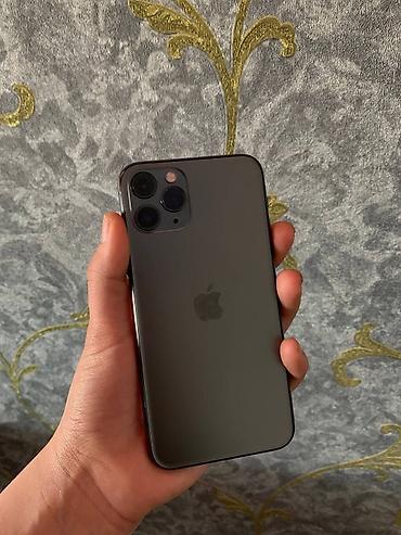 iphone d: IPhone 11 Pro, Б/у, 64 ГБ, Черный, Чехол, 100 % — 1