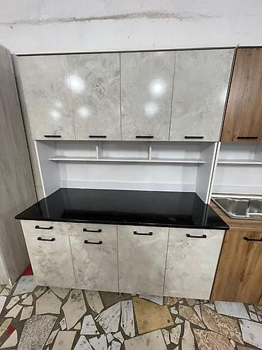 Кухонные гарнитуры: Кухонный гарнитур, Новый, цвет - Серый, ДСП, Бесплатная доставка — 20