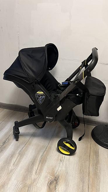 Коляски: Детская коляска-трансформер Mstar (черная) - Универсальная — 2
