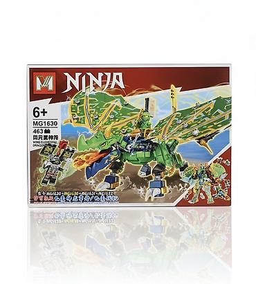 Игрушки: Конструктор NINJA MG1630 — «Wing Elephserhal Dragon» (Крылатый дракон) — 1