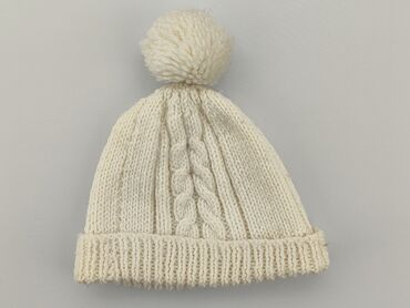 czapka zimowa off white: Czapka, stan - Dobry