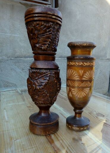 Vaze i saksije: Vaza, Drvo, Upotrebljenо
