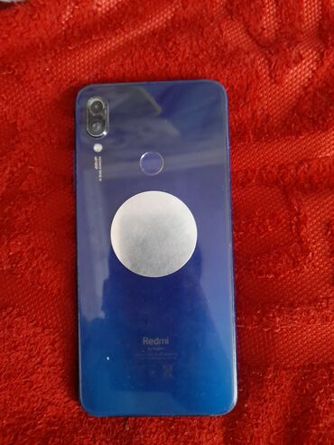 Redmi: Redmi Note 7, 64 GB, rəng - Göy, Qırıq