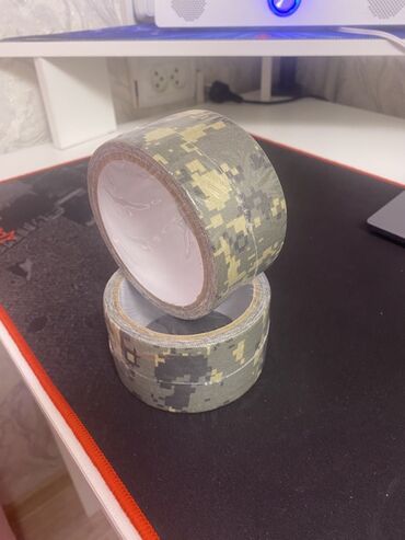 продажа стрейч пленки: Камуфляжная клейкая лента (duct tape) - Прочный армированный скотч с