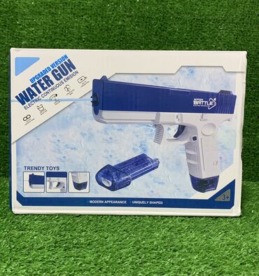 Игрушки: Водомёты на аккумуляторе/электрический автоматы/пистолеты с 2мя — 10