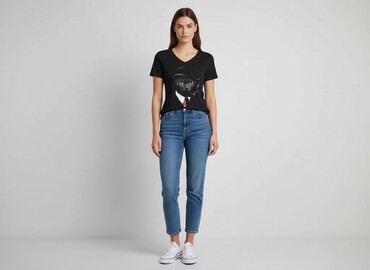 t shirty damskie obcisly: Fruit Of The Loom, Women`s T-shirt, size S