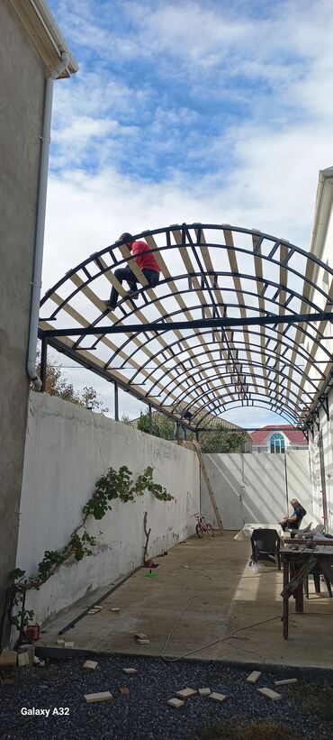 Naveslər, markizlər: Naves.bisetka.ferma və üstü örtülü avtodayanacaq. günəşdən və — 29