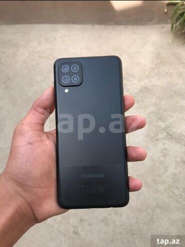 samsung düyməli: Samsung Galaxy A12, 128 ГБ, цвет - Черный, Кнопочный, Сенсорный, Отпечаток пальца