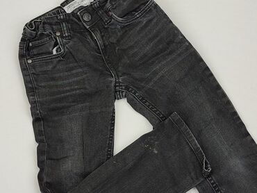 jeansy rurki biodrówki: Spodnie jeansowe, 8 lat, 122/128, stan - Dobry
