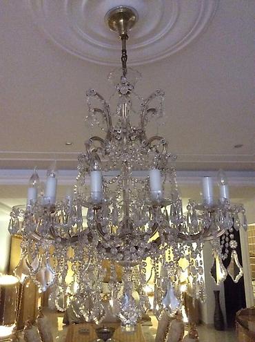 guzgu samdan: Çılçıraq, 10 və daha çox lampa, Xrustal — 4