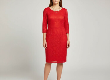 piękne czerwone sukienki: Women`s dress, size L