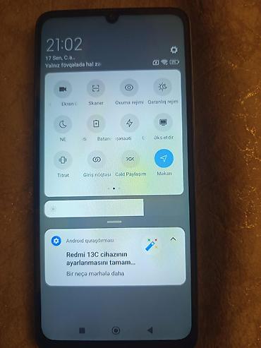 xiaomi note 7 ekran: Xiaomi Redmi 13C smartfonu - Ekran: Böyük tam ekran, damcı formalı ön — 1