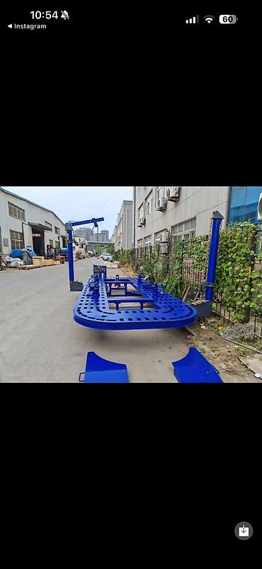 Автосервисное оборудование: Стапель для рихтовки кузова автомобиля (рамный стенд) - — 4