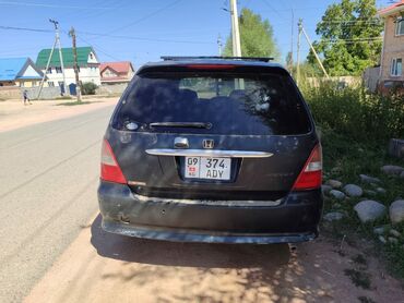 шины сапок: Honda Odyssey (правый руль), тёмно-синий минивэн. Кузов и экстерьер