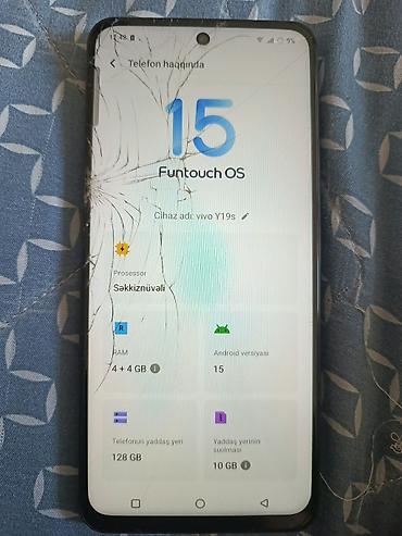 en ucuz telefon: Vivo Y19, 128 GB, rəng - Qara, Qırıq — 3