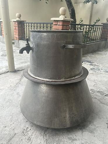 samovar mis: Nane suyu ceken Mis qazan dəsti – samovar tipli qaynadıcı-kazan - — 3