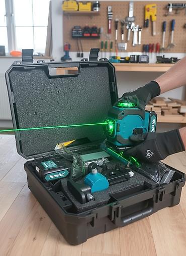 макита лазерный уровень: Лазерный нивелир Makita, комплект в кейсе - Зеленый лазер 360° — 1