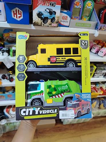 lego technic 9398: Набор городских машинок City Vehicle - В комплекте 2 машины: школьный — 1