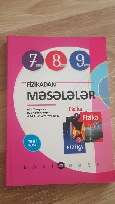 riyaziyyat 1 ci sinif is defteri pdf yukle: Fizika İş dəftəri 8-ci sinif, Pulsuz çatdırılma