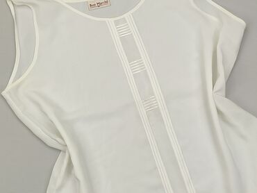 białe krótka bluzki: Bluzka Damska, 4XL, stan - Dobry