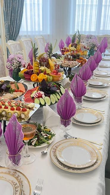 Выездные банкеты: Выездные банкеты | Официанты, Эт башчы, Повара | Фуршетный стол, Шоколодный фонтан — 11