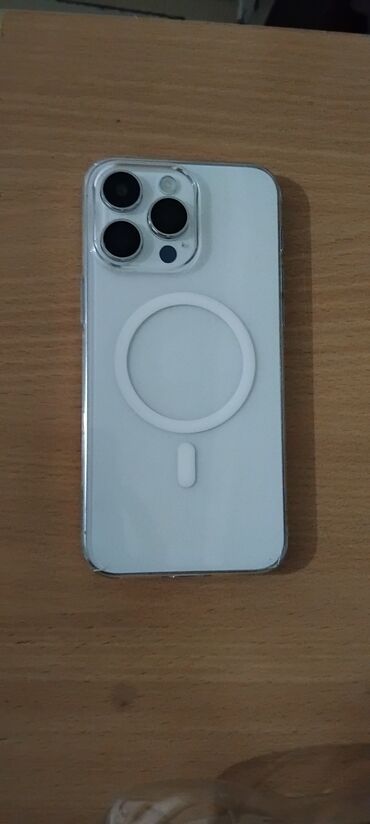 телефон айфон 16 про: IPhone 15 Pro Max, Новый, 512 ГБ, Белый, Защитное стекло, Чехол, 100 %