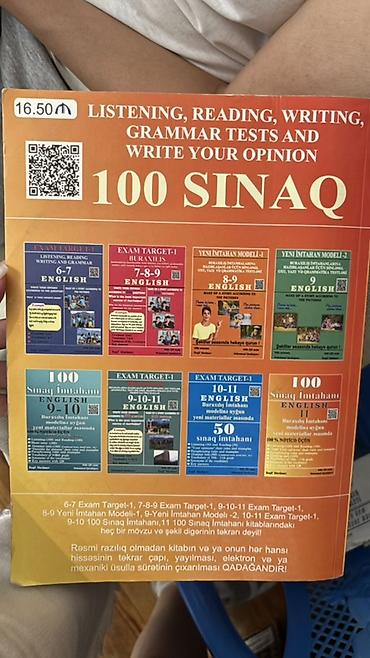 golden grammar tips 210 pdf: 11-ci sinif üçün ingilis dili üzrə “100 Sınaq İmtahanı” kitabı — 2
