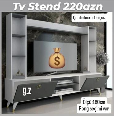 Masalar: TV stend rəng seçimi var