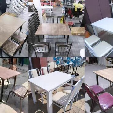 Bağ, çöl masa və oturacaq dəstləri: Yeni, Kvadrat masa, 4 stul, Açılmayan, Azərbaycan — 18