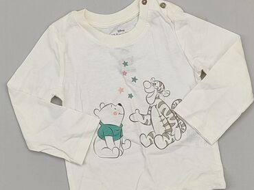 bluzka do granatowych spodni: Блузка, Disney, 9-12 міс., стан - Ідеальний