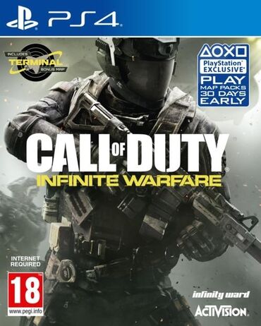 Oyun diskləri və kartricləri: Ps4 call of duty infinite Warfare
