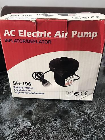 elektrik naqil: AC Electric Air Pump SH-196 – şişirdici/boşaldıcı - Gərginlik: AC — 4