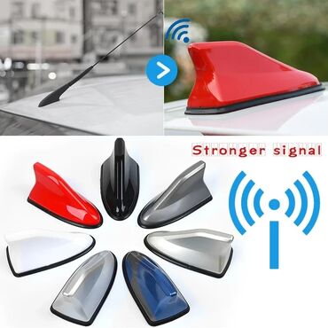 Audio oprema za auto: NOVO- Shark ( Ajkula) Auto FM Radio Krovna Antena Boja: Crna, Plava — 9